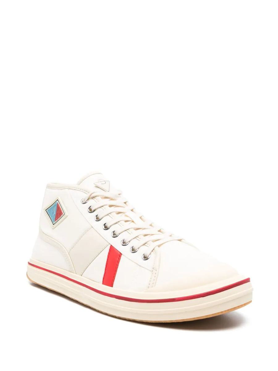 Bottega Veneta Eliot Mid-Top Canvas Sneakers Shoes