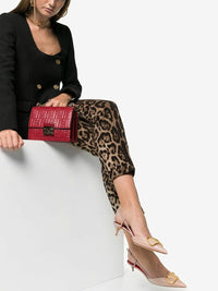 Valentino Garavani Vlogo Signature Leather Slingback Pumps