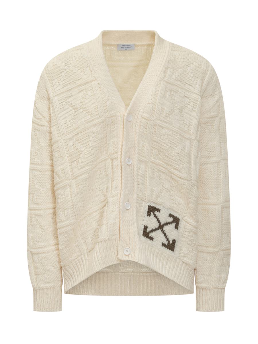 Off-White Off-White Wool Cardigan White
