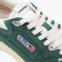 Autry Green Leather Hyperway Sneakers