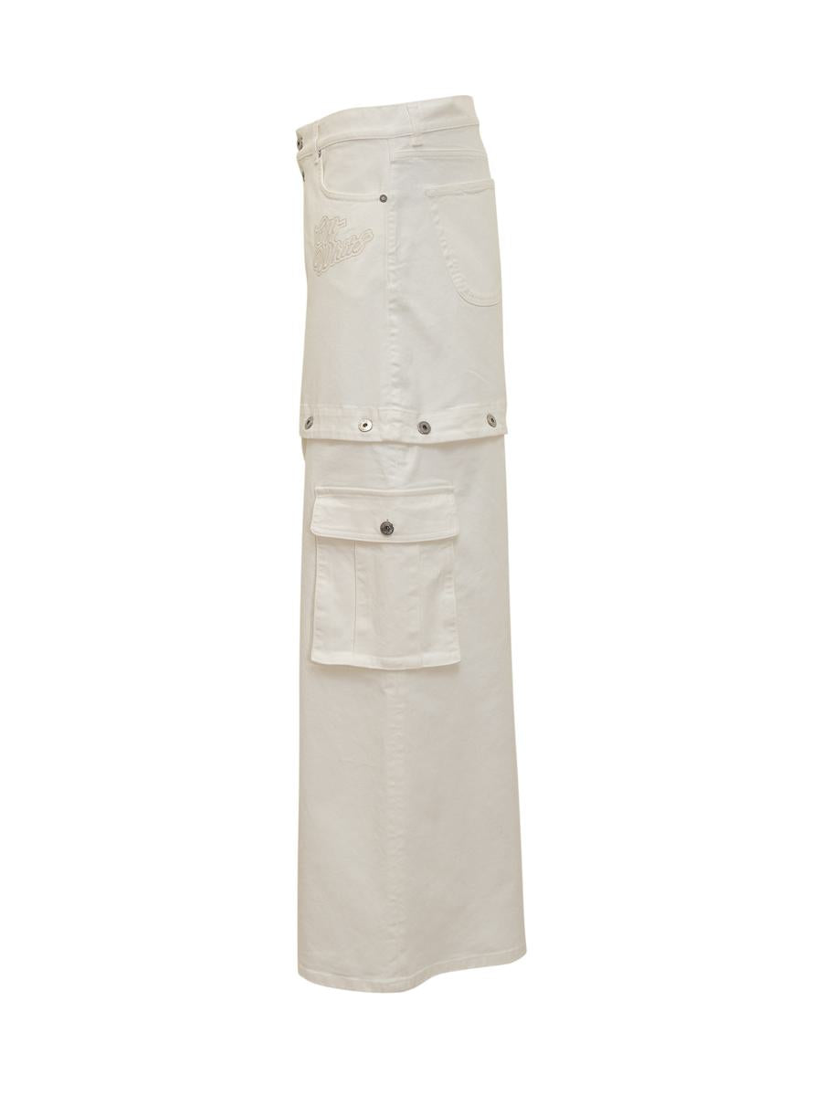 Off-White Super Baggy Jeans With 90S Logo