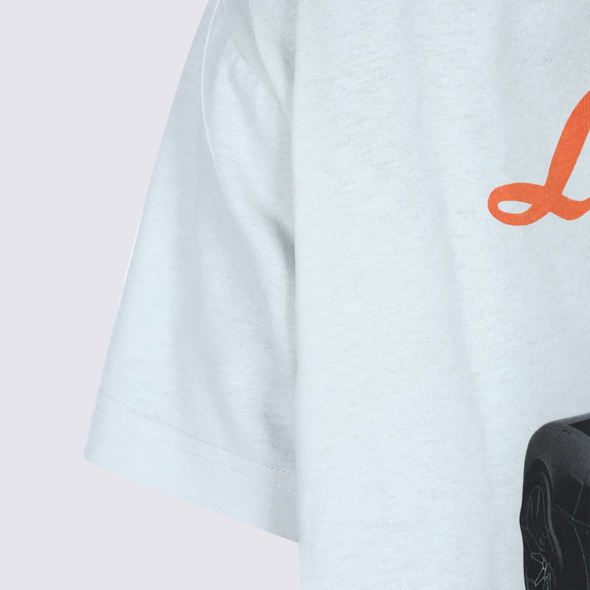 Balenciaga White Cotton T-Shirt