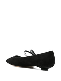 Casadei "Mini Blade" Melody Suede Starway Ballet Shoes T.020