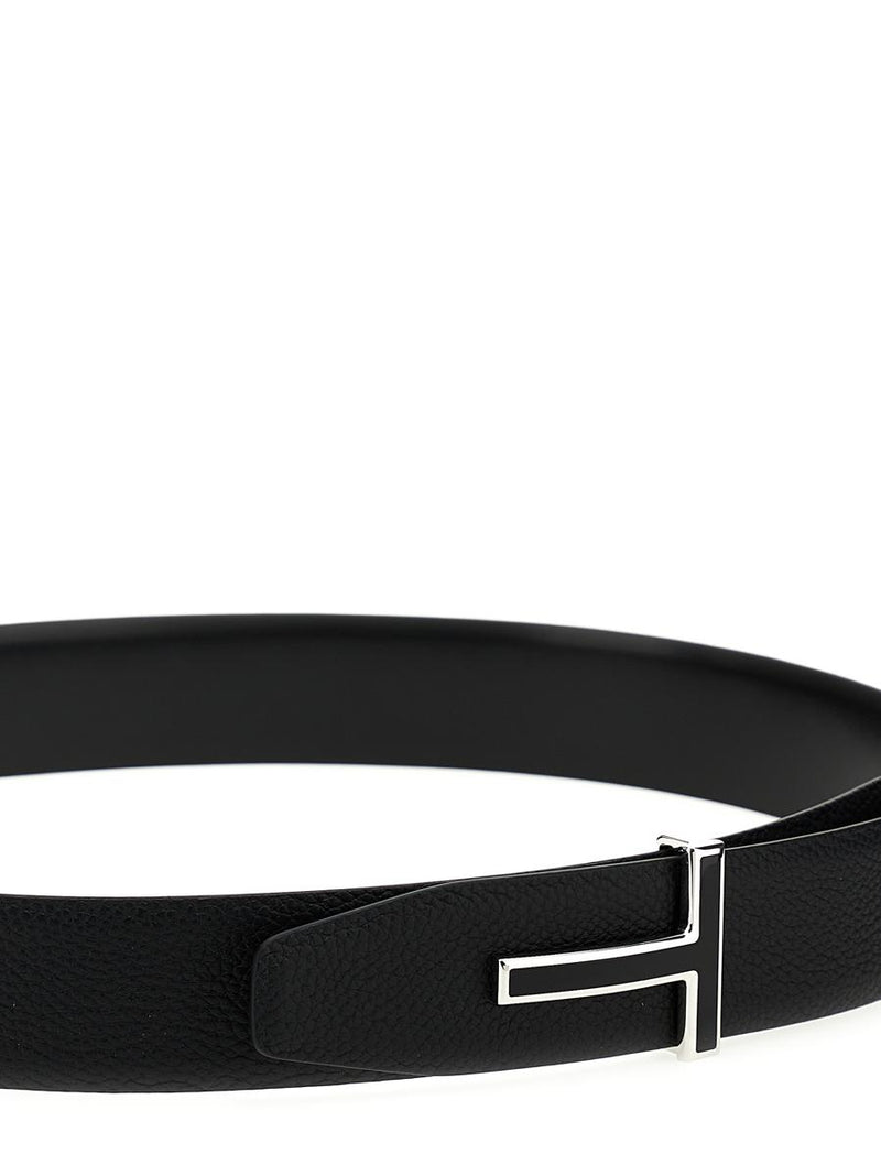 Tom Ford Logo Leather Belt