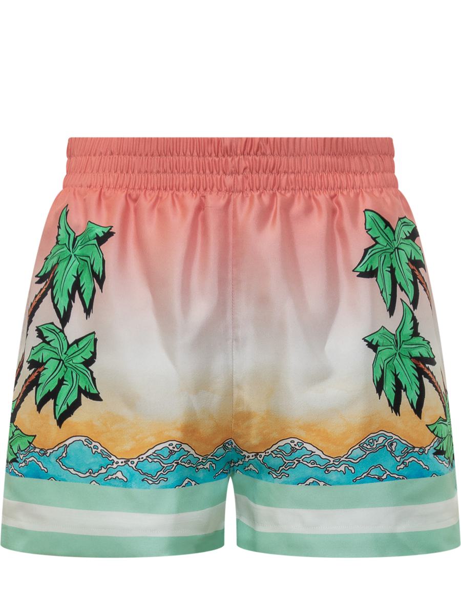 Casablanca Silk Short Pants