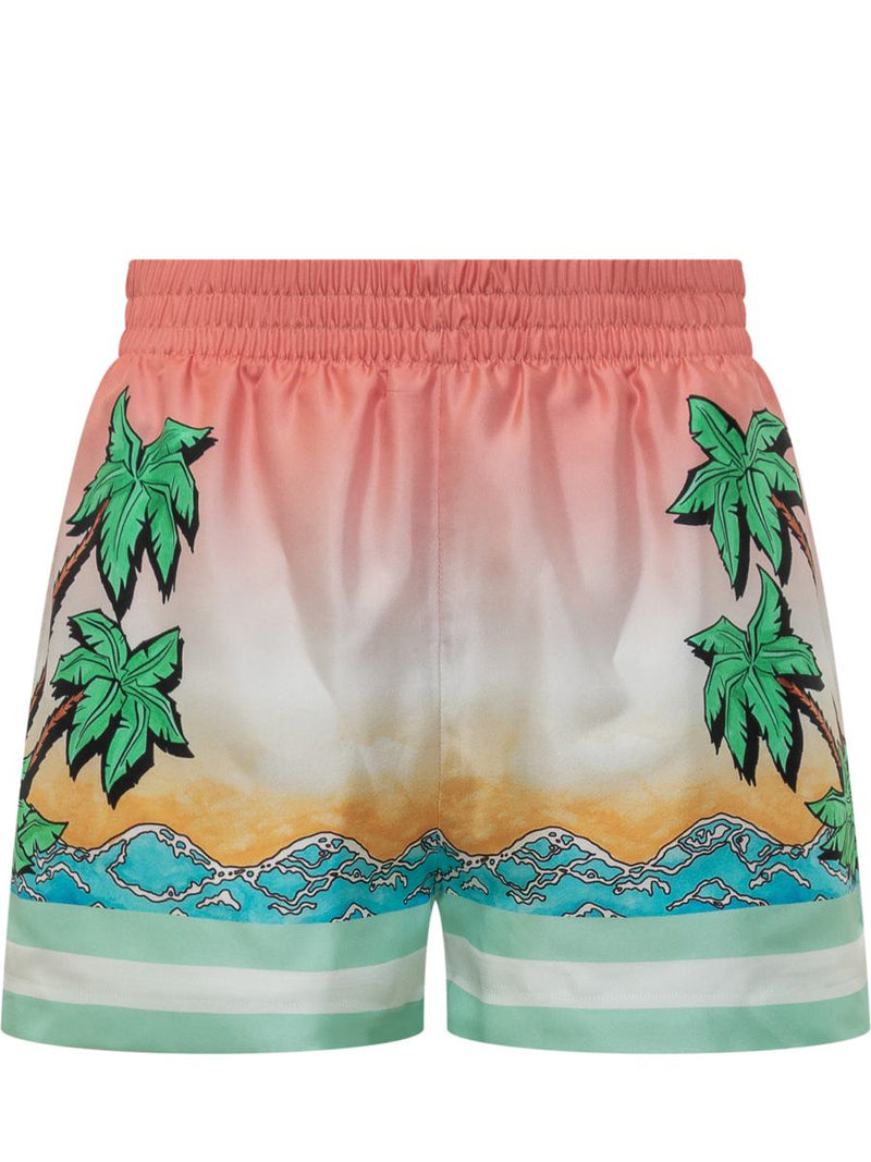 Casablanca Silk Short Pants
