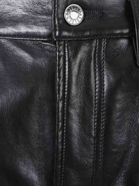 Agolde Straight Leather Pants