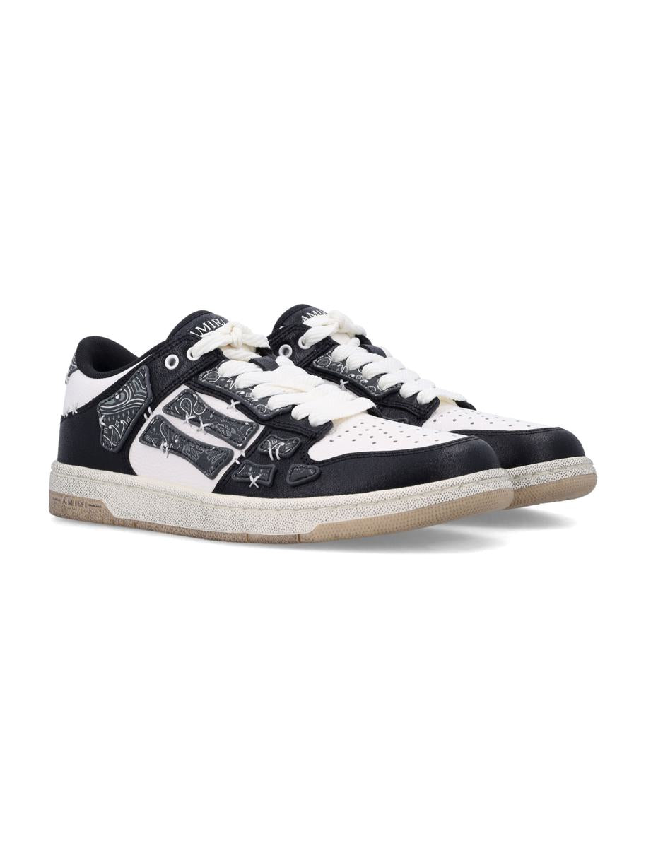 Amiri Bandana Skel Top Low Sneakers