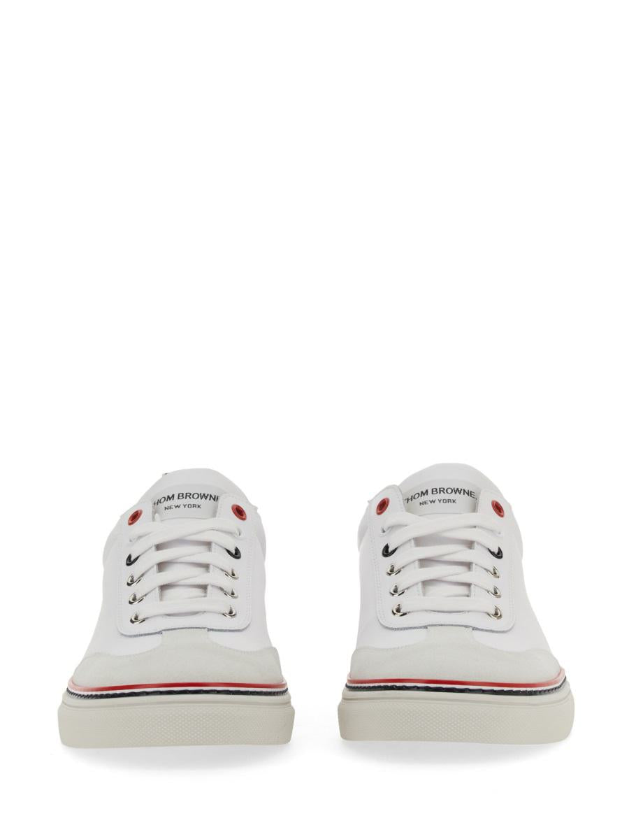 Thom Browne Low-Top Leather Sneaker