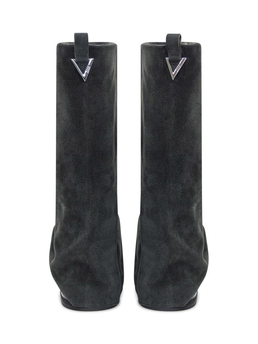 The Attico Black Suede Boot The Attico