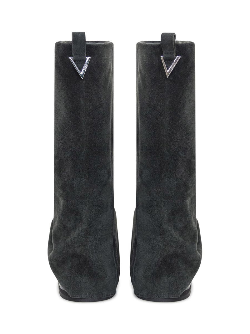 The Attico Black Suede Boot The Attico