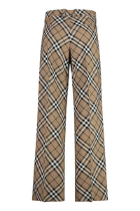 Burberry Wool Blend Trousers