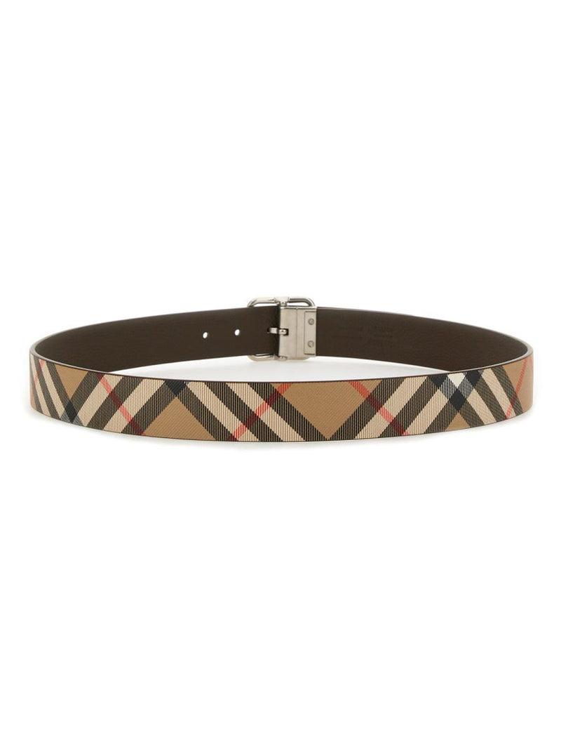 Burberry Reversible Belt "Check B"