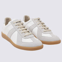 Maison Margiela White Leather Sneakers