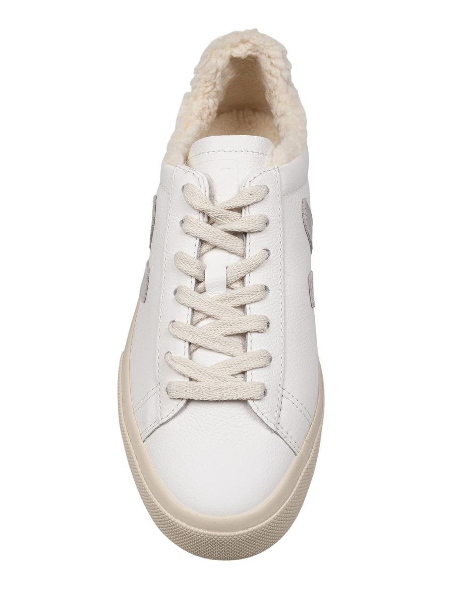 Veja Leather Sneakers With Fur