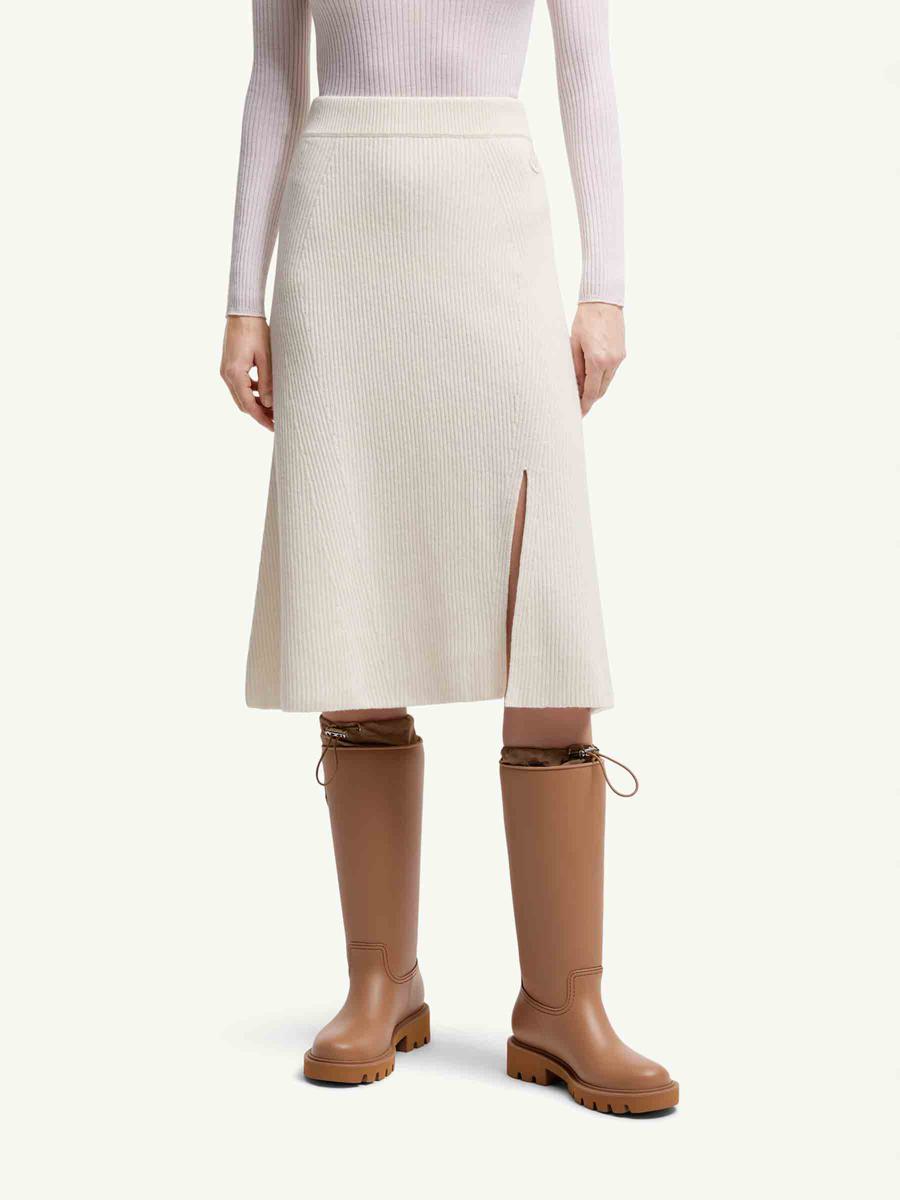 Moncler Midi Knit Skirt