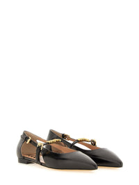 Moschino Leather Ballerina