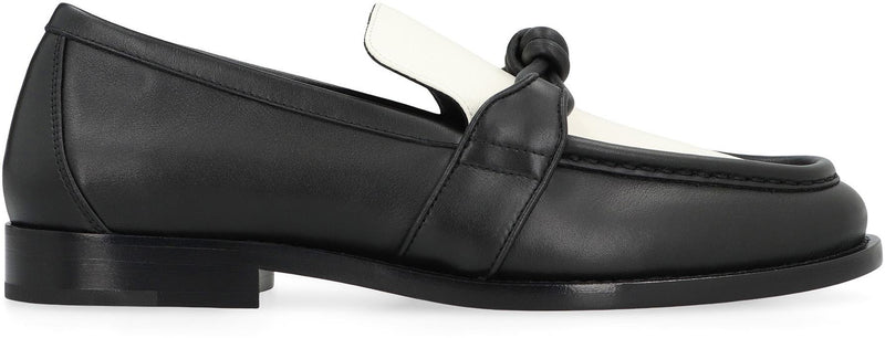 Bottega Veneta Astaire Leather Loafers