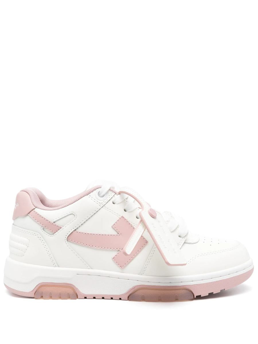 Off-White Out Of Office Calf Leather White - Pink