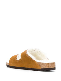 Birkenstock Arizona Shearling And Suede Sandals Shoes