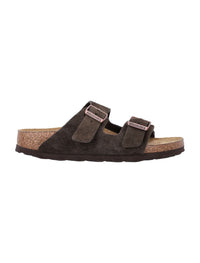 Birkenstock Suede Arizona Sandals Mocha Brown