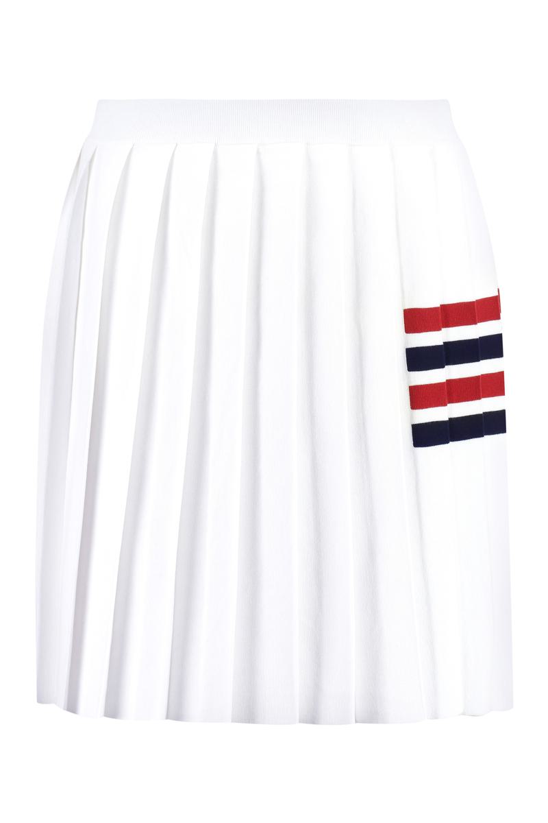 Thom Browne Pleated Knitted Skirt