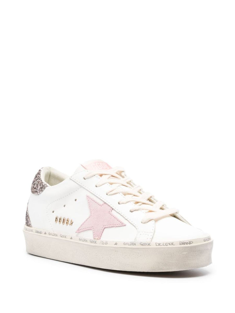 Golden Goose Hi Star Leather Sneakers