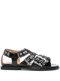 Ganni Feminine Buckle Sandals