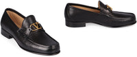 Valentino Garavani Vlogo Signature Leather Loafers