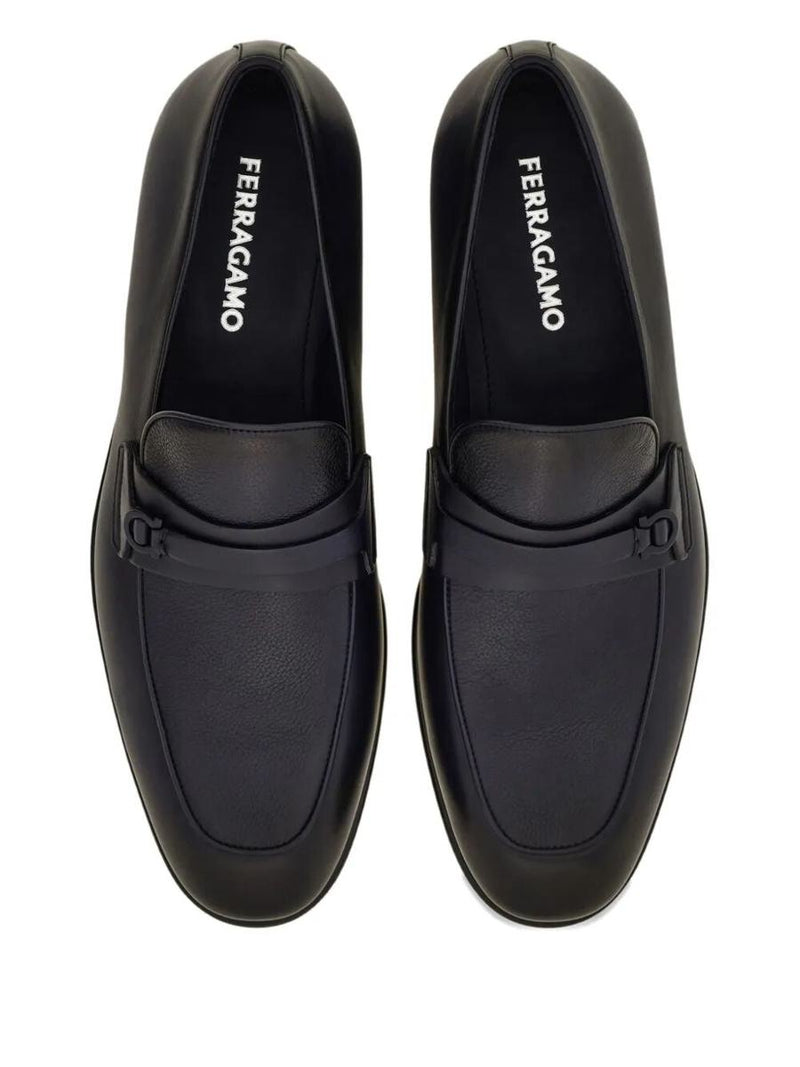 Salvatore Ferragamo Desio Shaded Leather Loafers Shoes