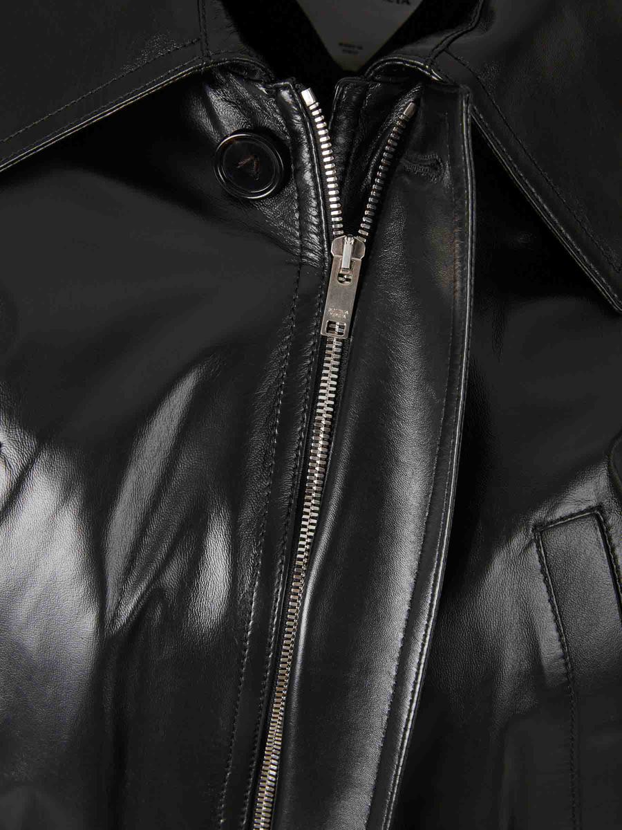 Bottega Veneta Short Leather Jacket