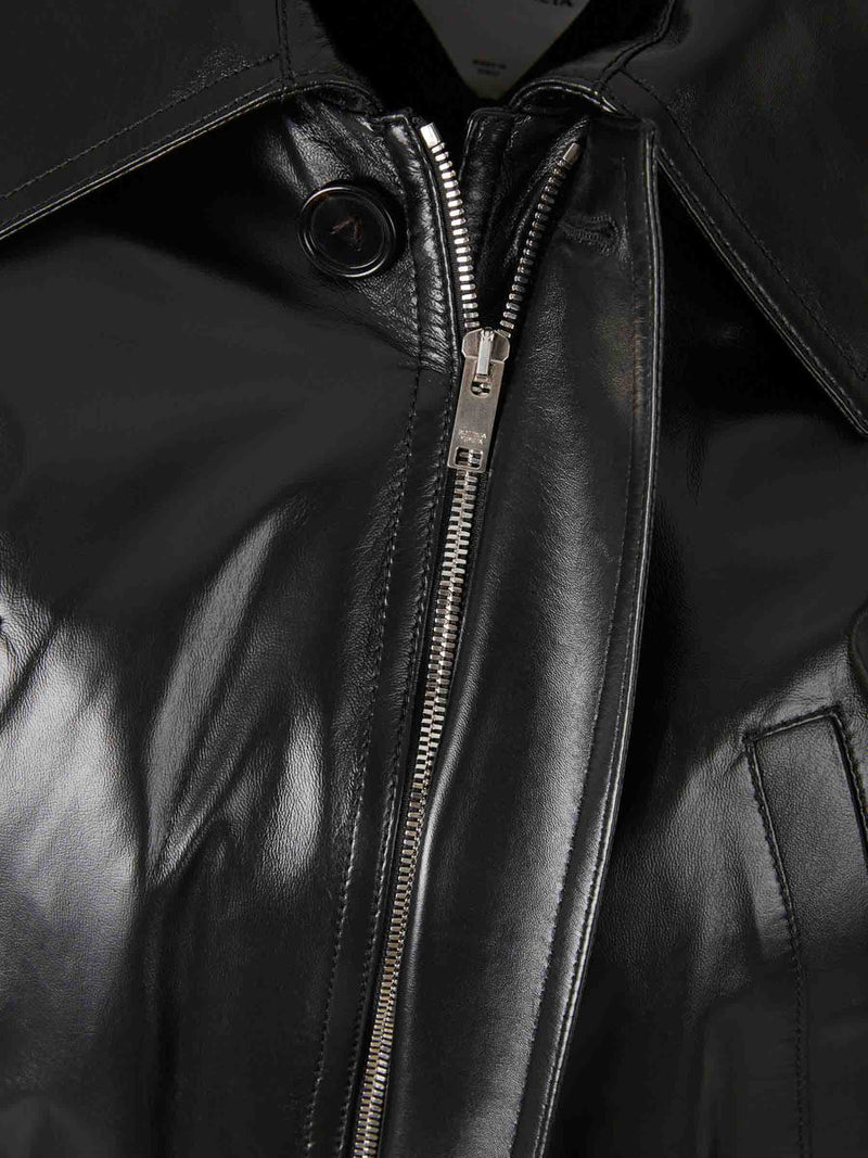 Bottega Veneta Short Leather Jacket