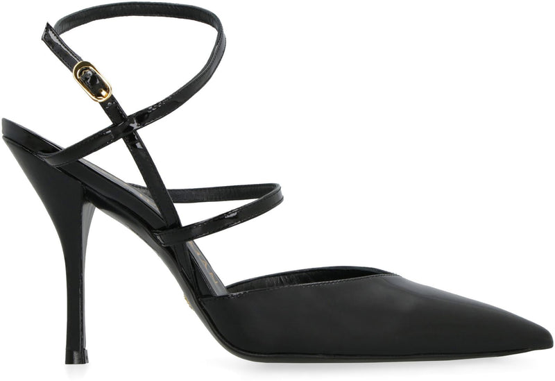 Stuart Weitzman Strapeze Leather Pumps