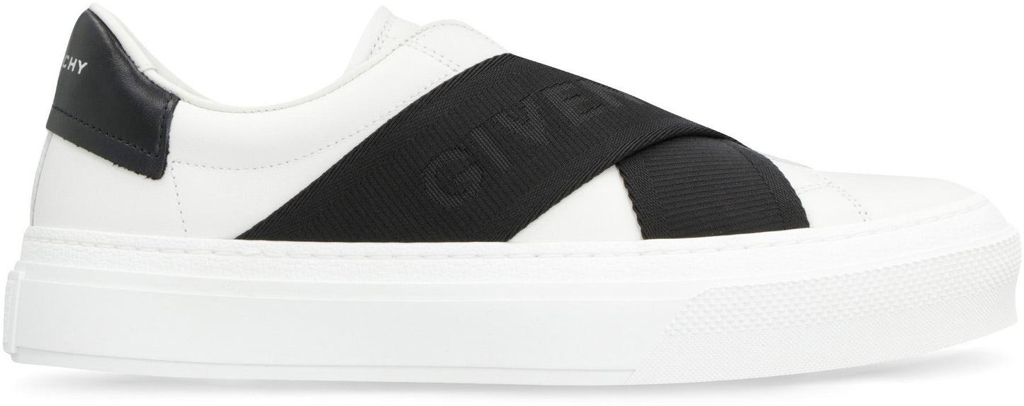Givenchy City Sport Leather Sneakers