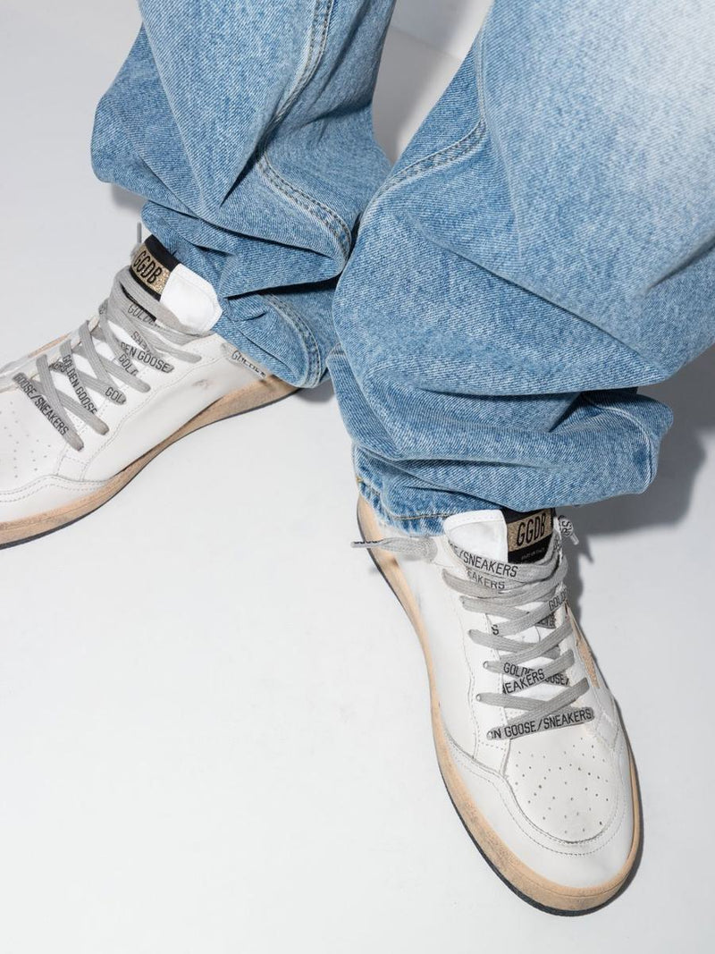 Golden Goose Ball Star Leather Sneakers