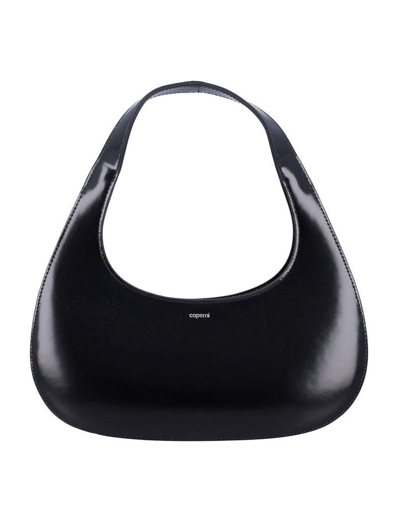 Coperni Black Leather Slim Swipe Baguette Bag