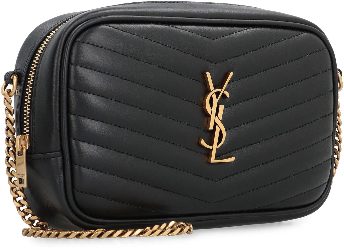 Saint Laurent Lou Leather Mini Crossbody Bag
