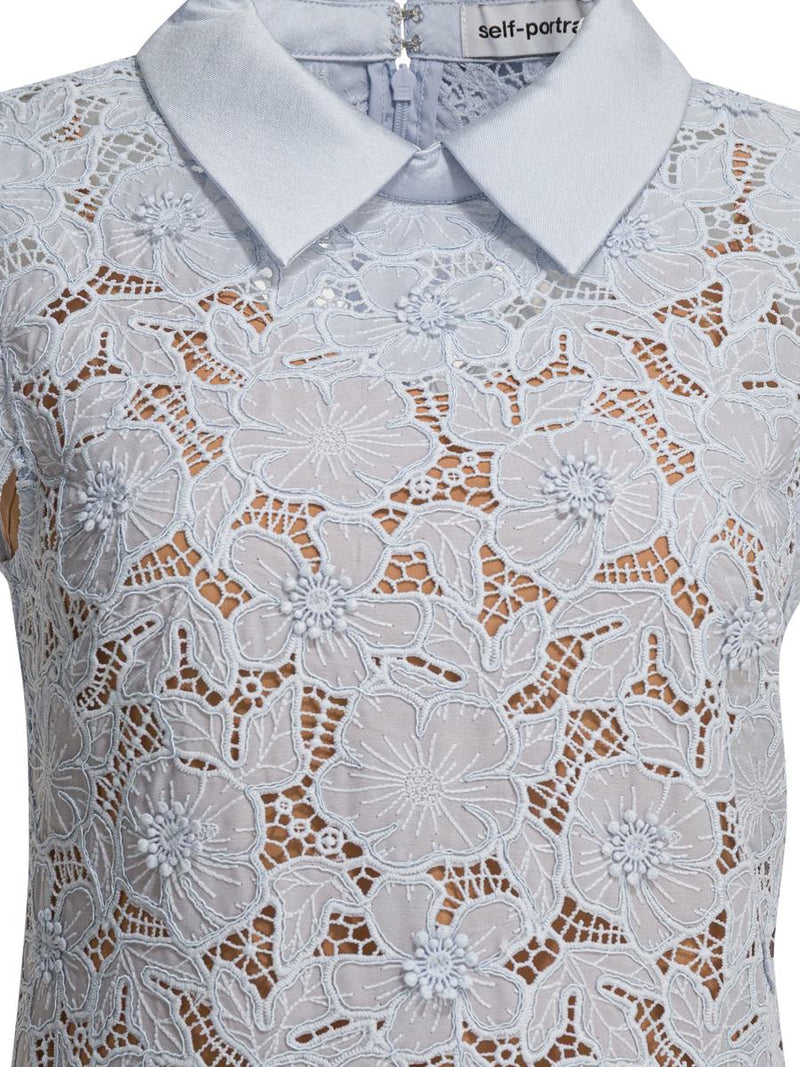 Self-Portrait Guipure Lace Dress