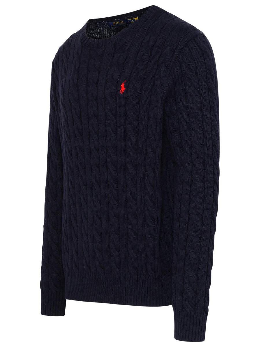 Polo Ralph Lauren Blue Cotton Sweater