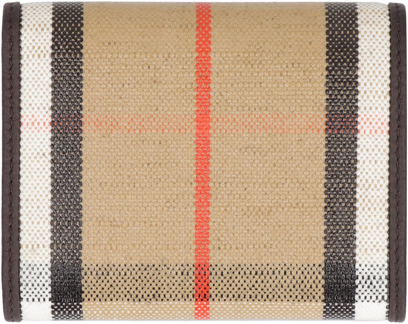 Burberry Highlands Coated Canvas Wallet
