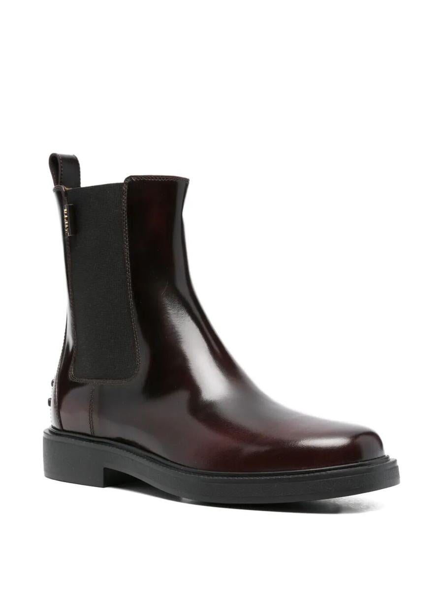 Tod'S Smooth Leather Chelsea Boots Shoes