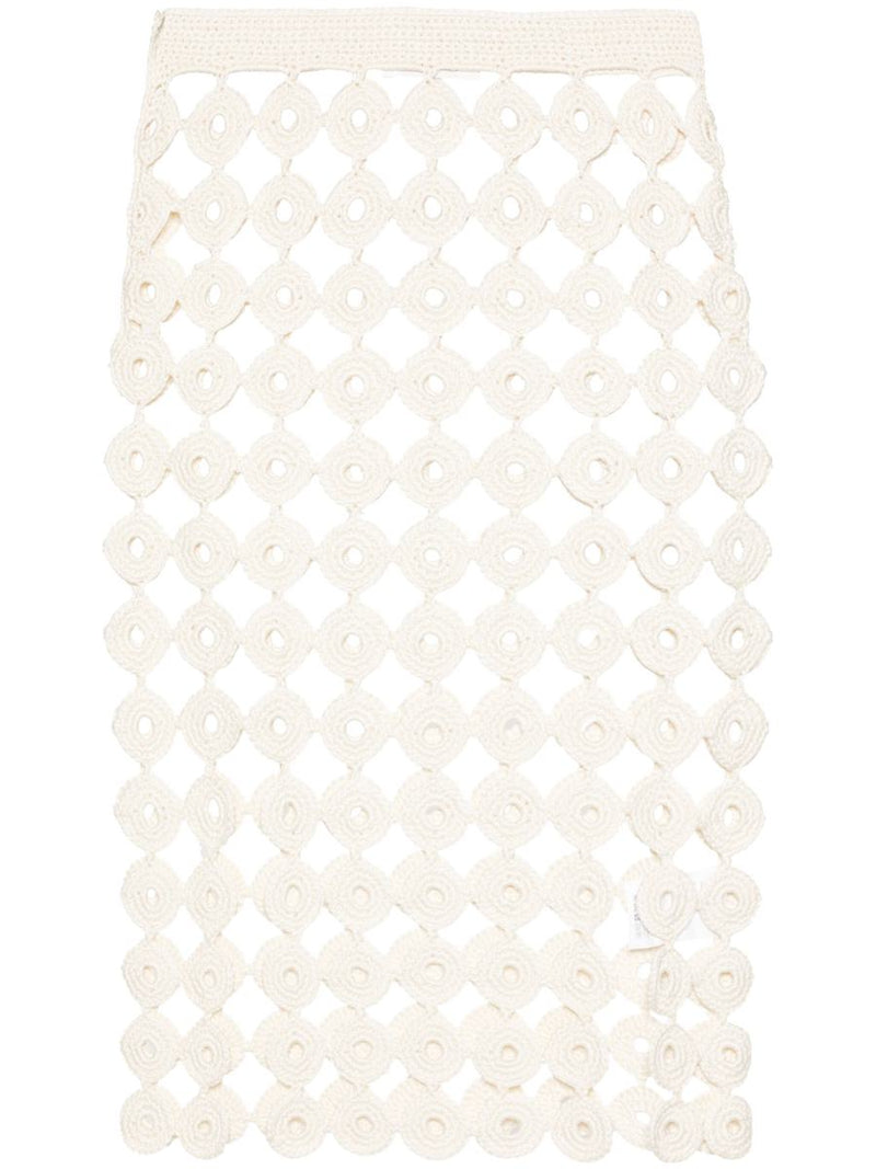 Wales Bonner Stanza Knit Skirt Clothing