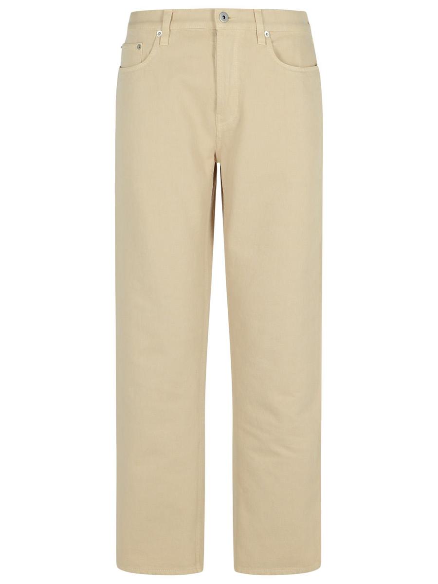 Burberry Cream Cotton Jeans