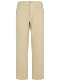 Burberry Cream Cotton Jeans