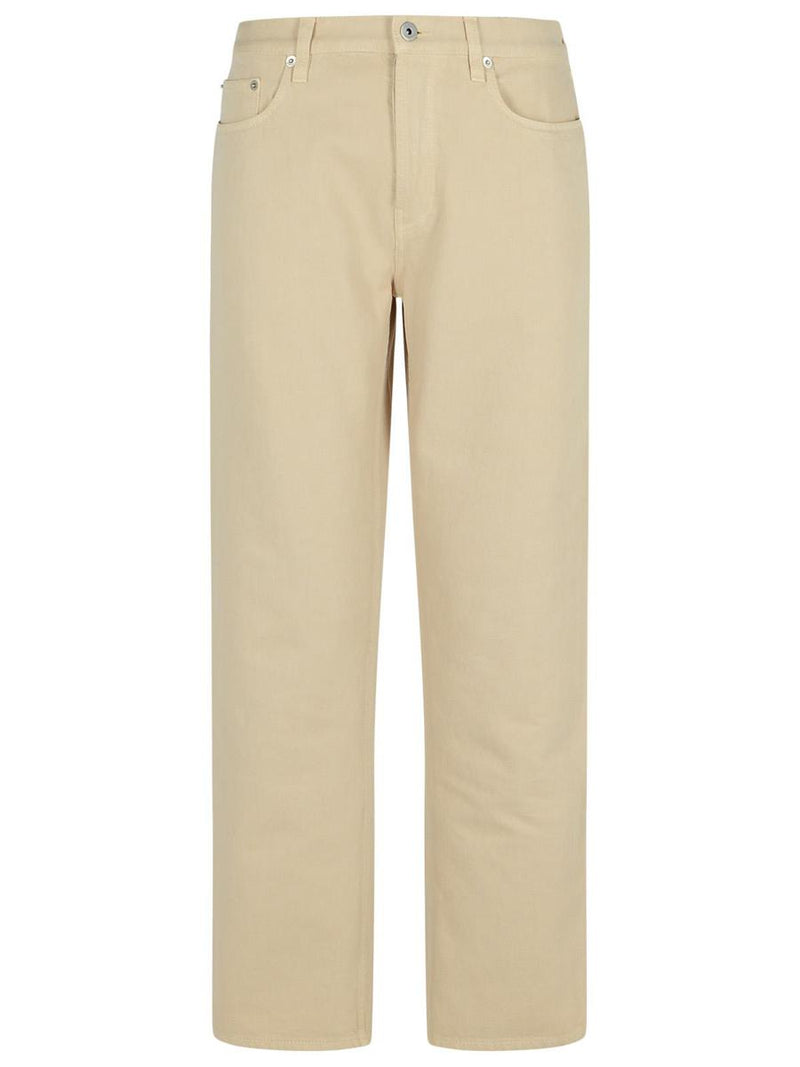 Burberry Cream Cotton Jeans