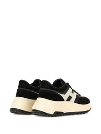 Hogan Hi-Fi Suede And Nappa Leather Sneakers Shoes