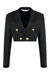 Palm Angels Double-Breasted Wool Blazer