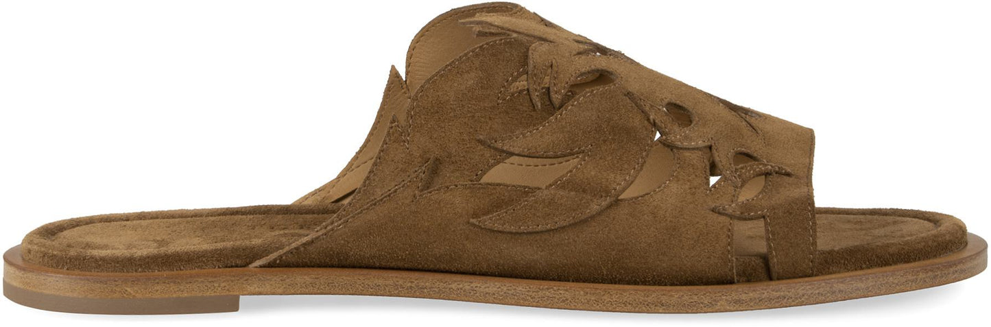 Sartore Suede Mules