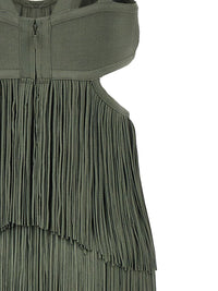 Hervé Léger 'Strappy Tiered Fringe' Dress