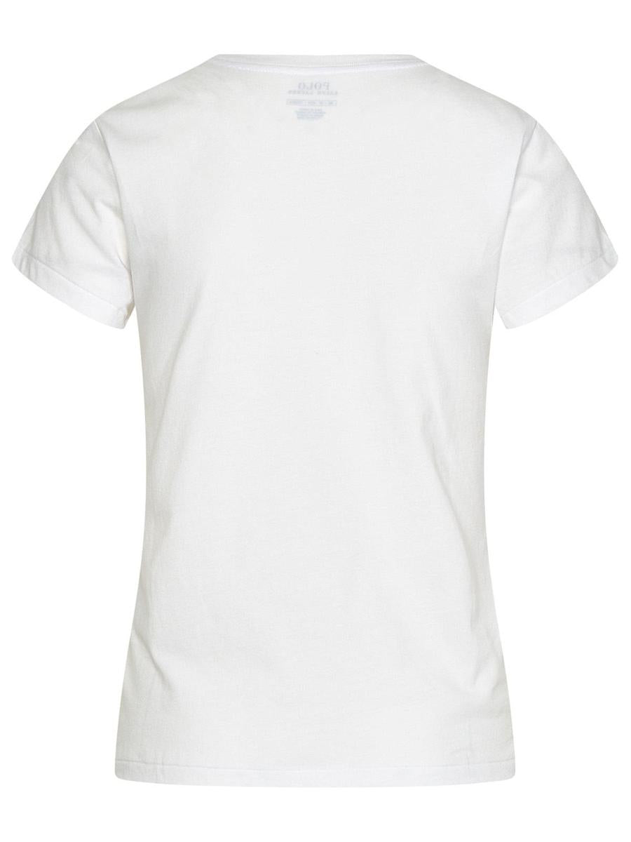 Polo Ralph Lauren White Cotton T-Shirt